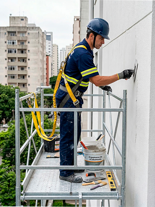 Equipe Comfort Service em obra